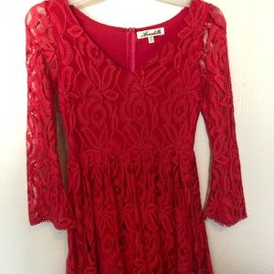 Pink Lace mini dress - Worn Once